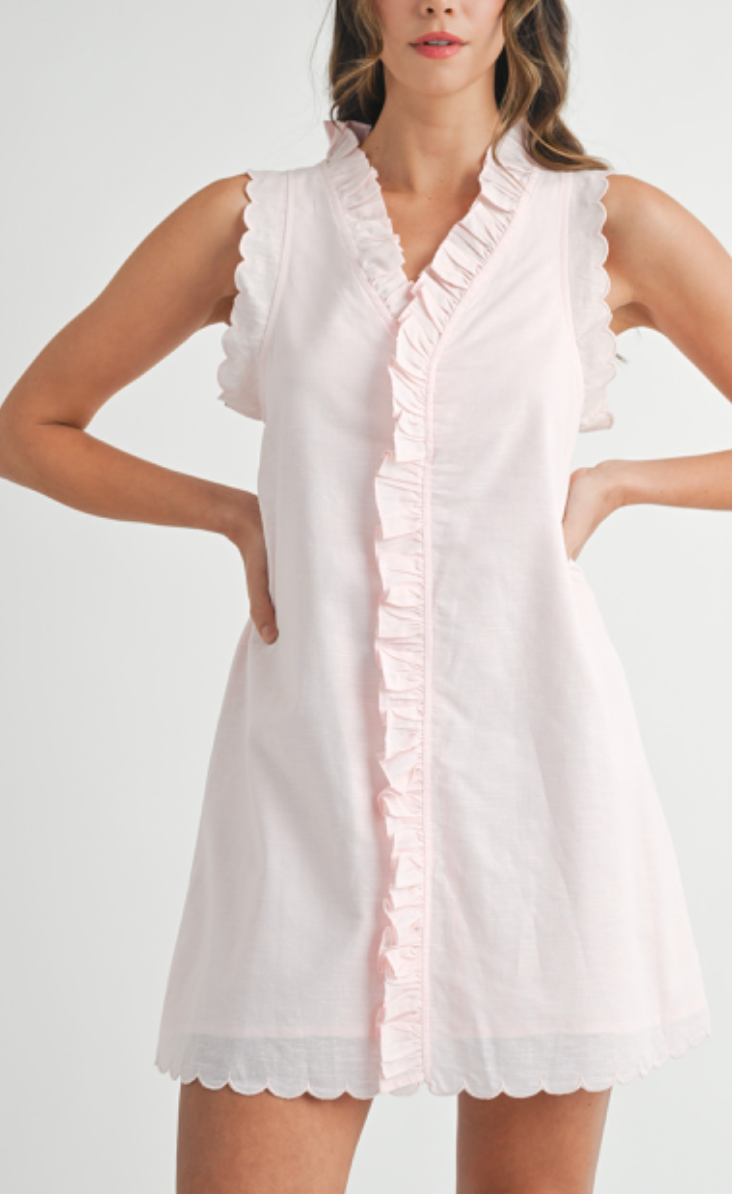 Clara Linen Mini Dress