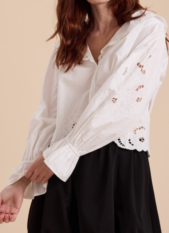 Mia Eyelet Blouse