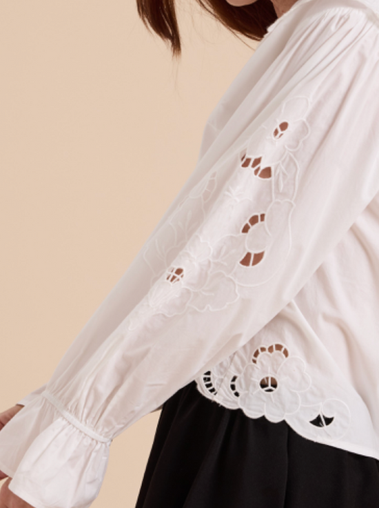 Mia Eyelet Blouse