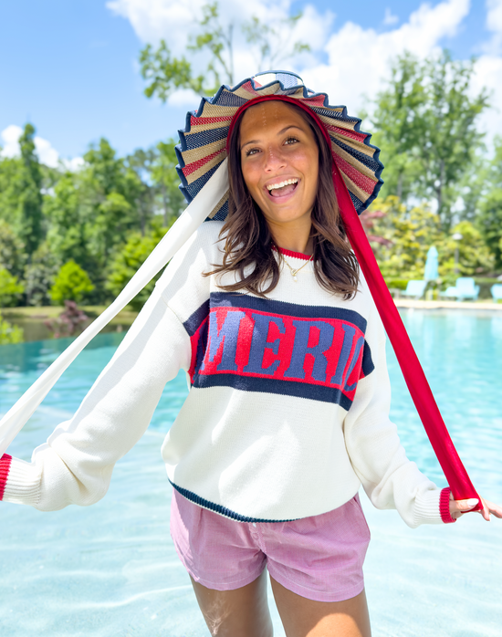 America Crew Neck Sweater