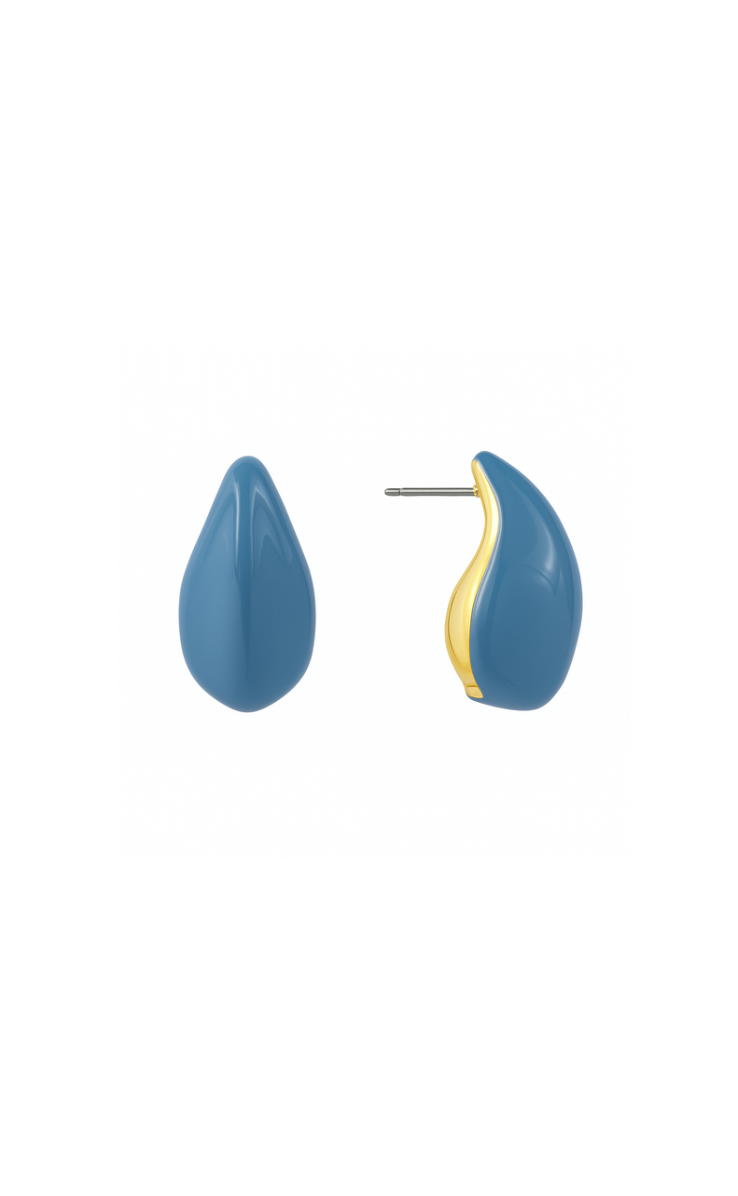 Blue Teardrop Earrings