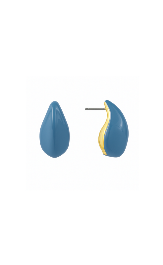 Blue Teardrop Earrings