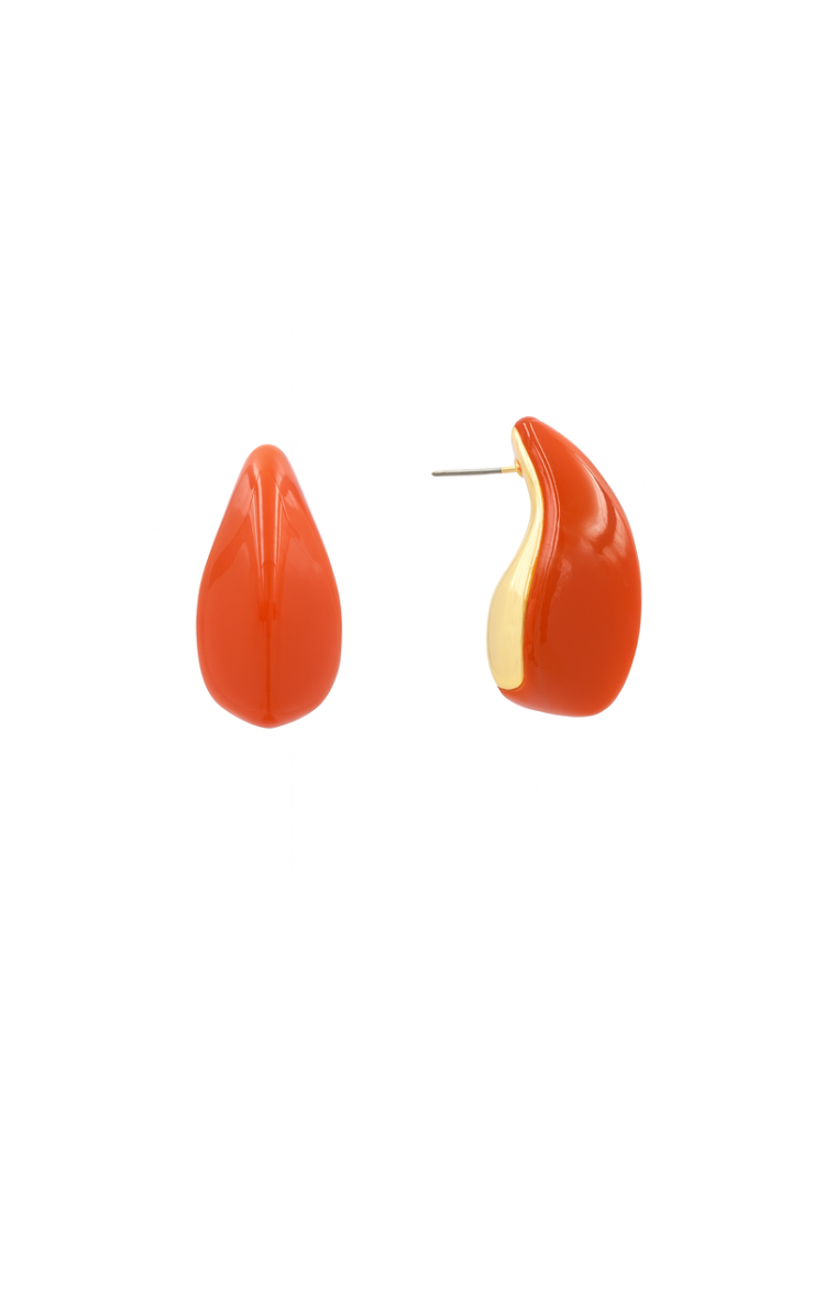 Rust Teardrop Earrings