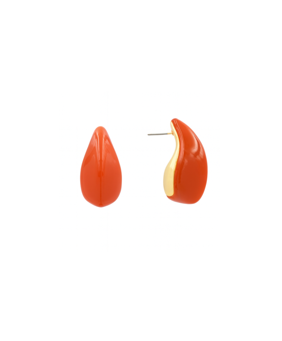 Rust Teardrop Earrings