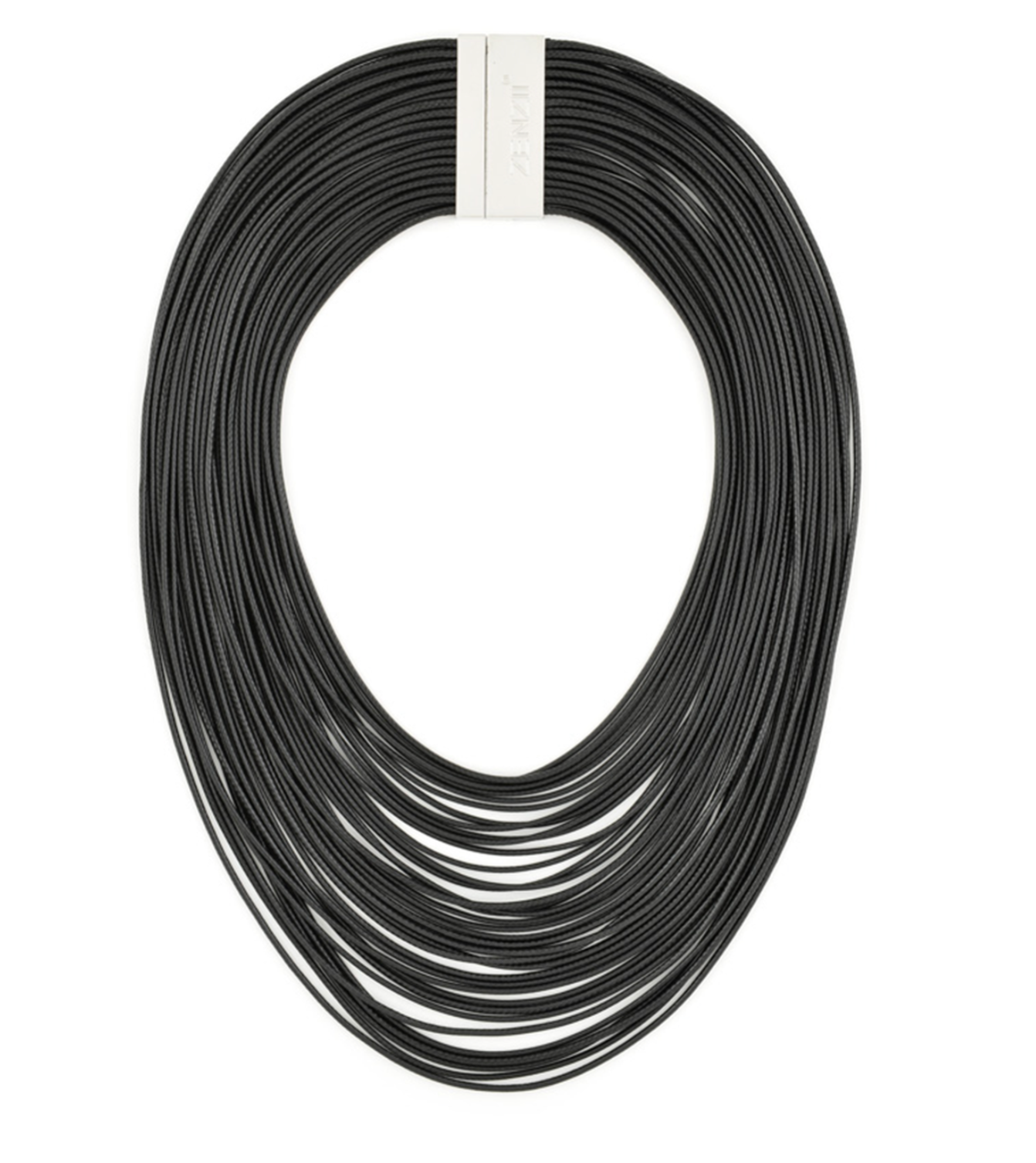 Tight Rope Necklace: Black