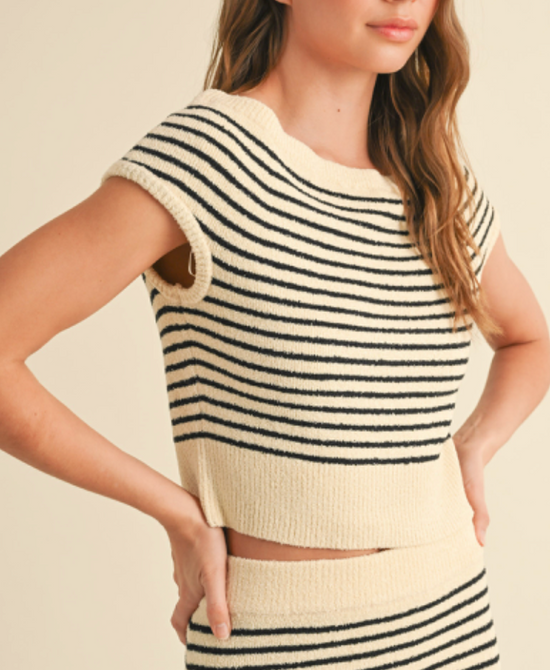 Emma Striped Knitted Top