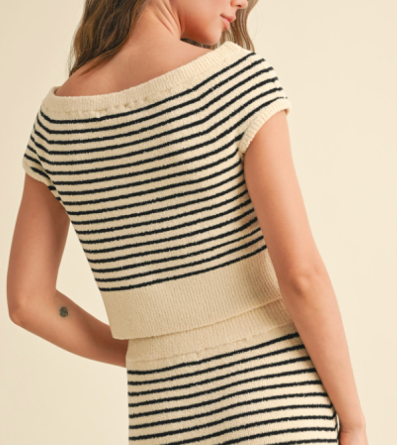 Emma Striped Knitted Top