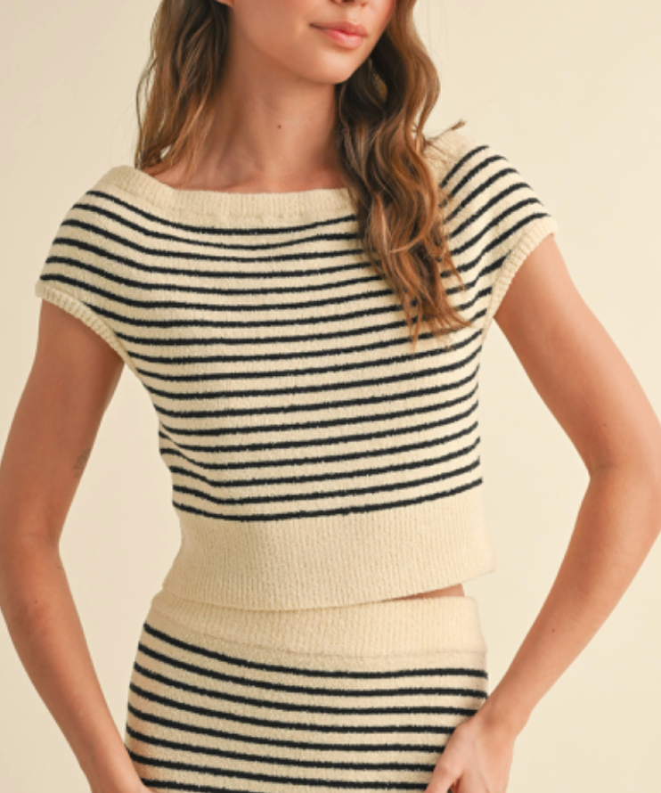 Emma Striped Knitted Top