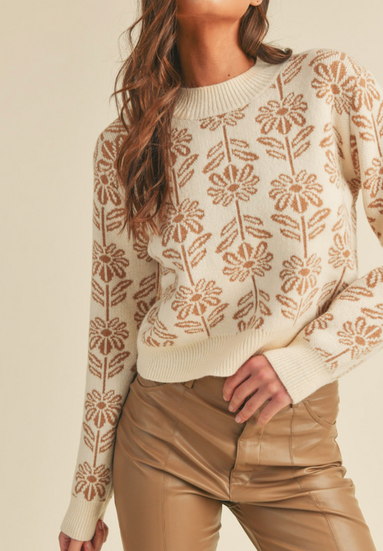 Nova Pattern Knit Sweater