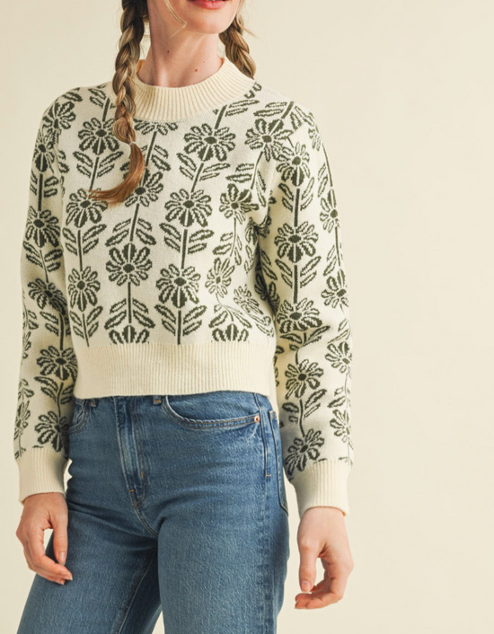 Eden Pattern Knit Sweater