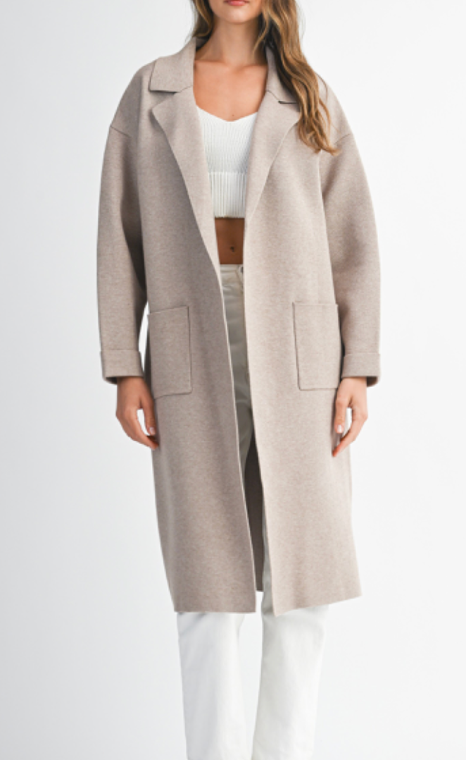 Sunday Morning Mocha Coat