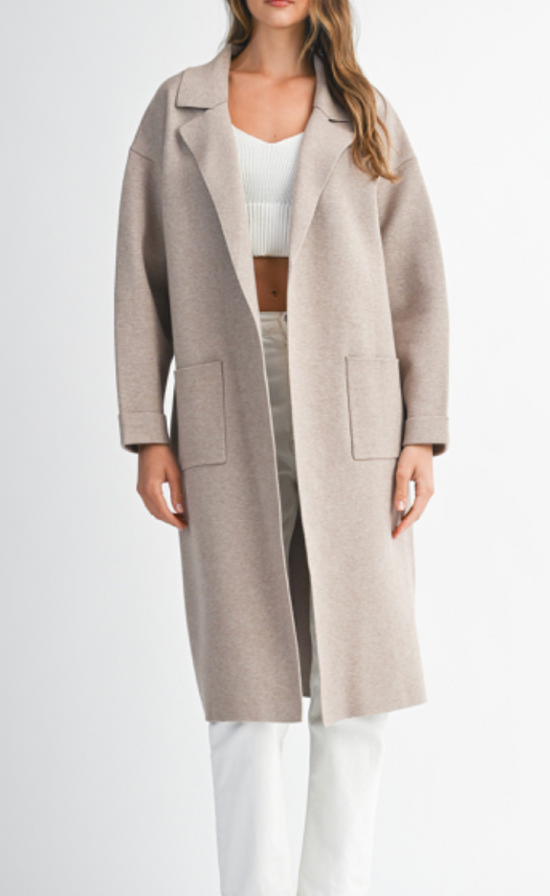 Sunday Morning Mocha Coat