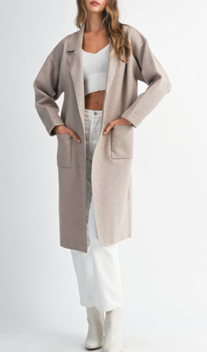 Sunday Morning Mocha Coat