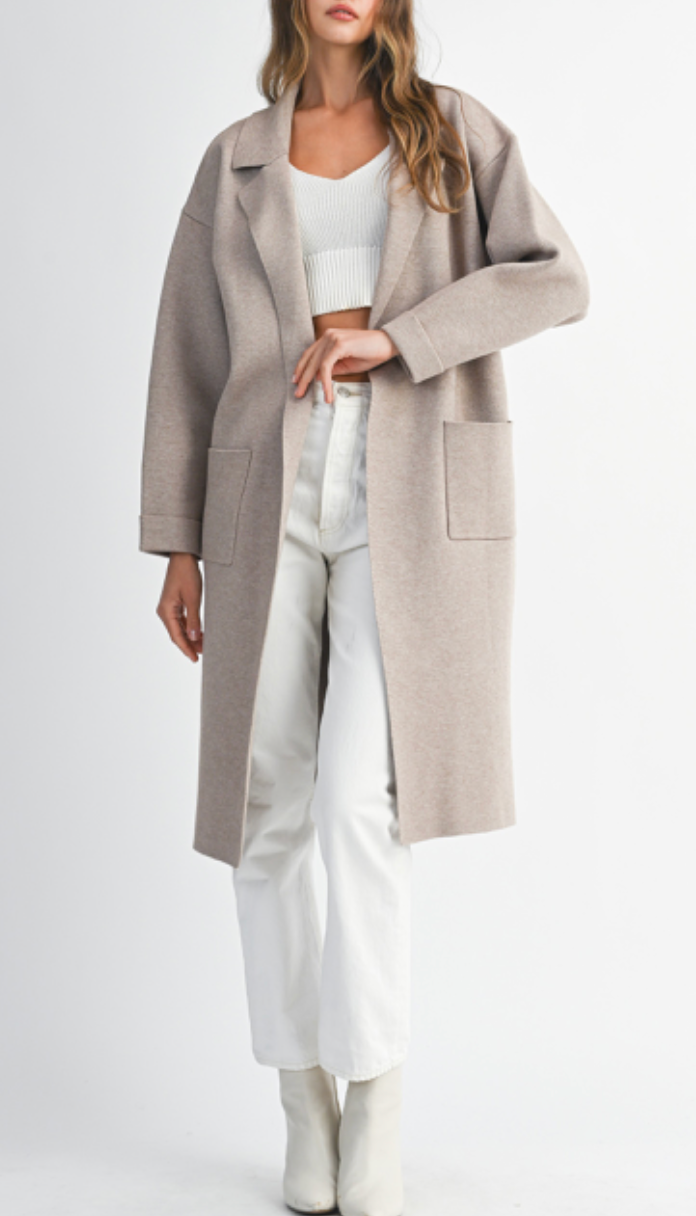 Sunday Morning Mocha Coat