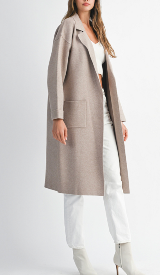 Sunday Morning Mocha Coat