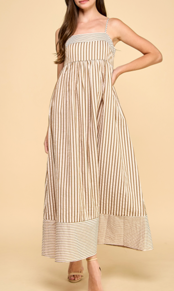 Lara Striped Maxi Dress