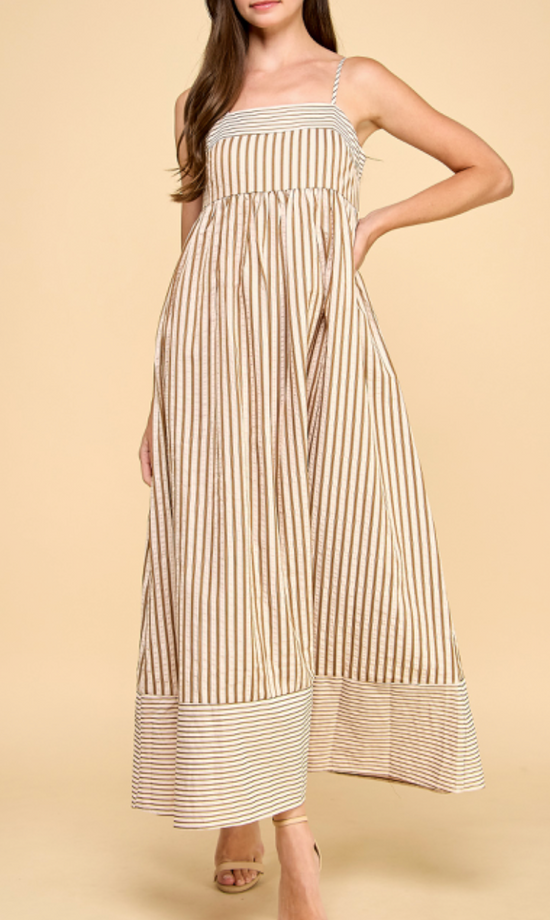 Lara Striped Maxi Dress