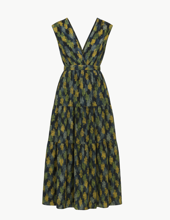 Clair Color Block Maxi Dress