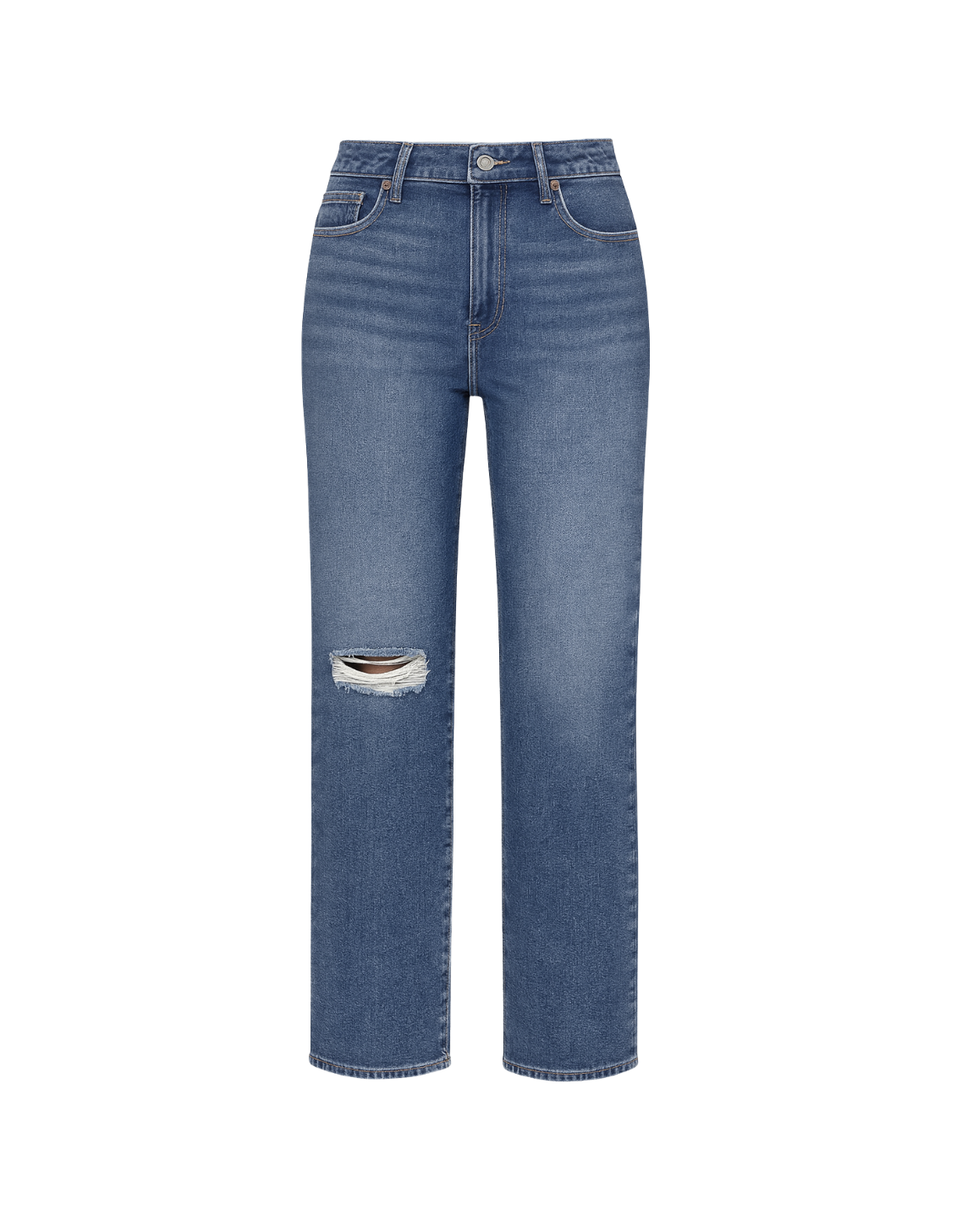 Tracey Mid Rise Straight Jeans