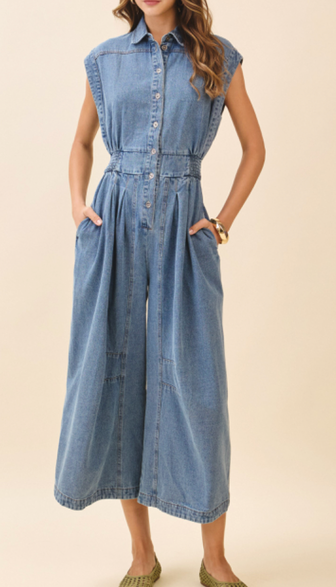 Harper Denim Jumpsuit