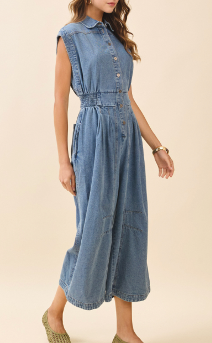 Harper Denim Jumpsuit