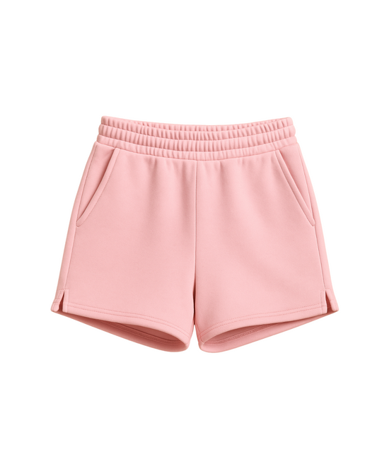 On The Go Sweat Shorts - Baby Pink