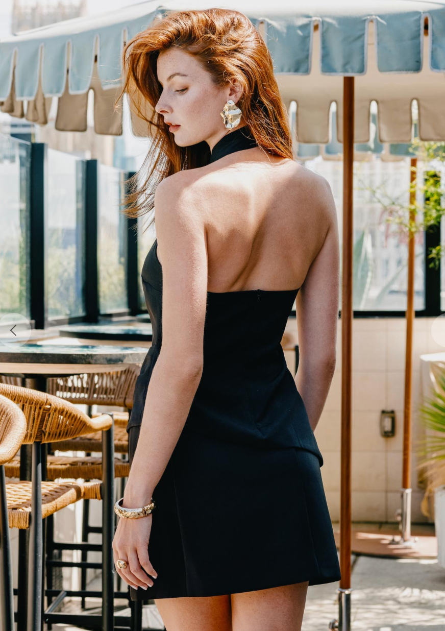 Aly Asymmetrical Halter Top