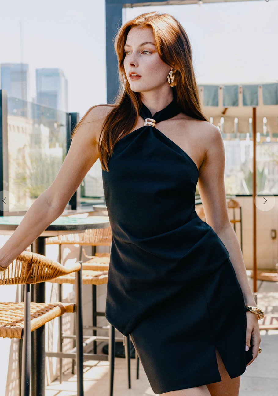 Aly Asymmetrical Halter Top