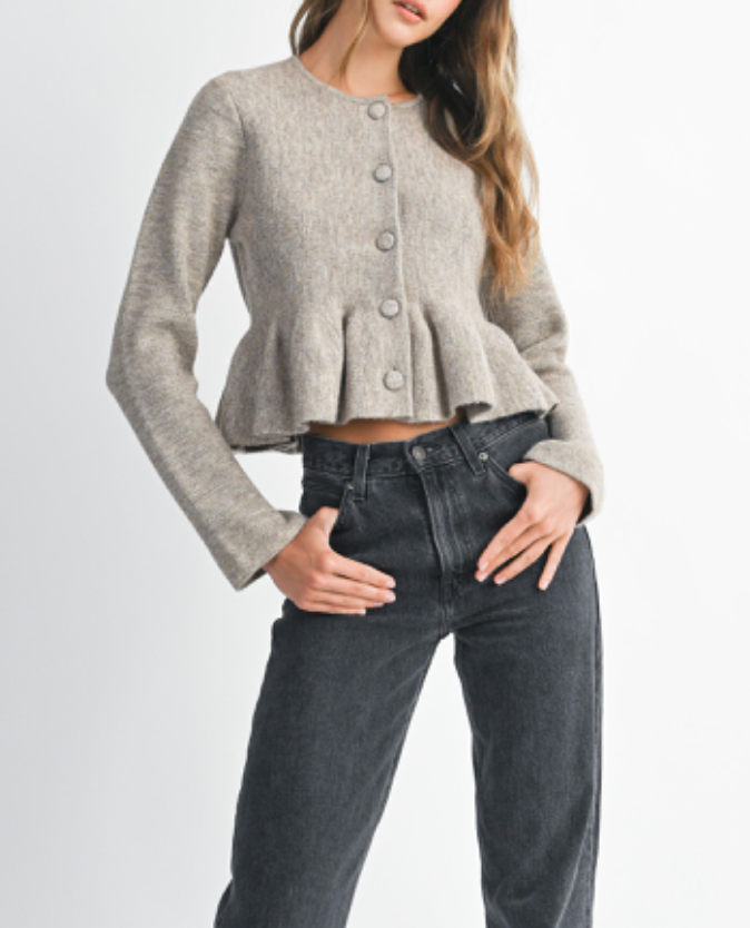 Camille Button Down Knit Sweater