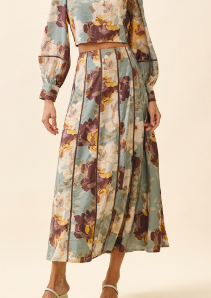 Flora Lane Midi Skirt