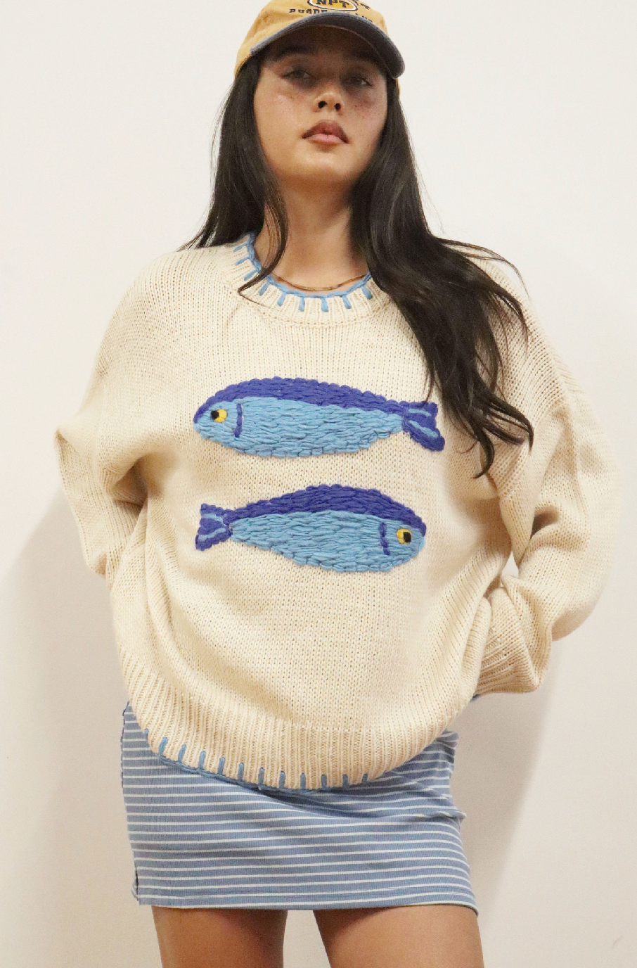 The Lucky Catch Knitted Fish Sweater