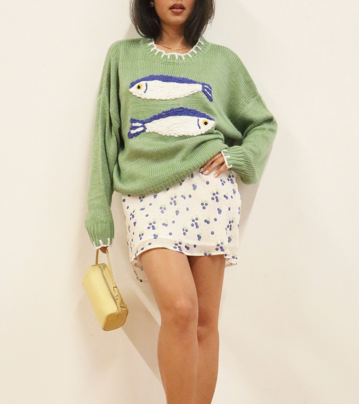 Catch Of The Coast Knitted Fish Sweater