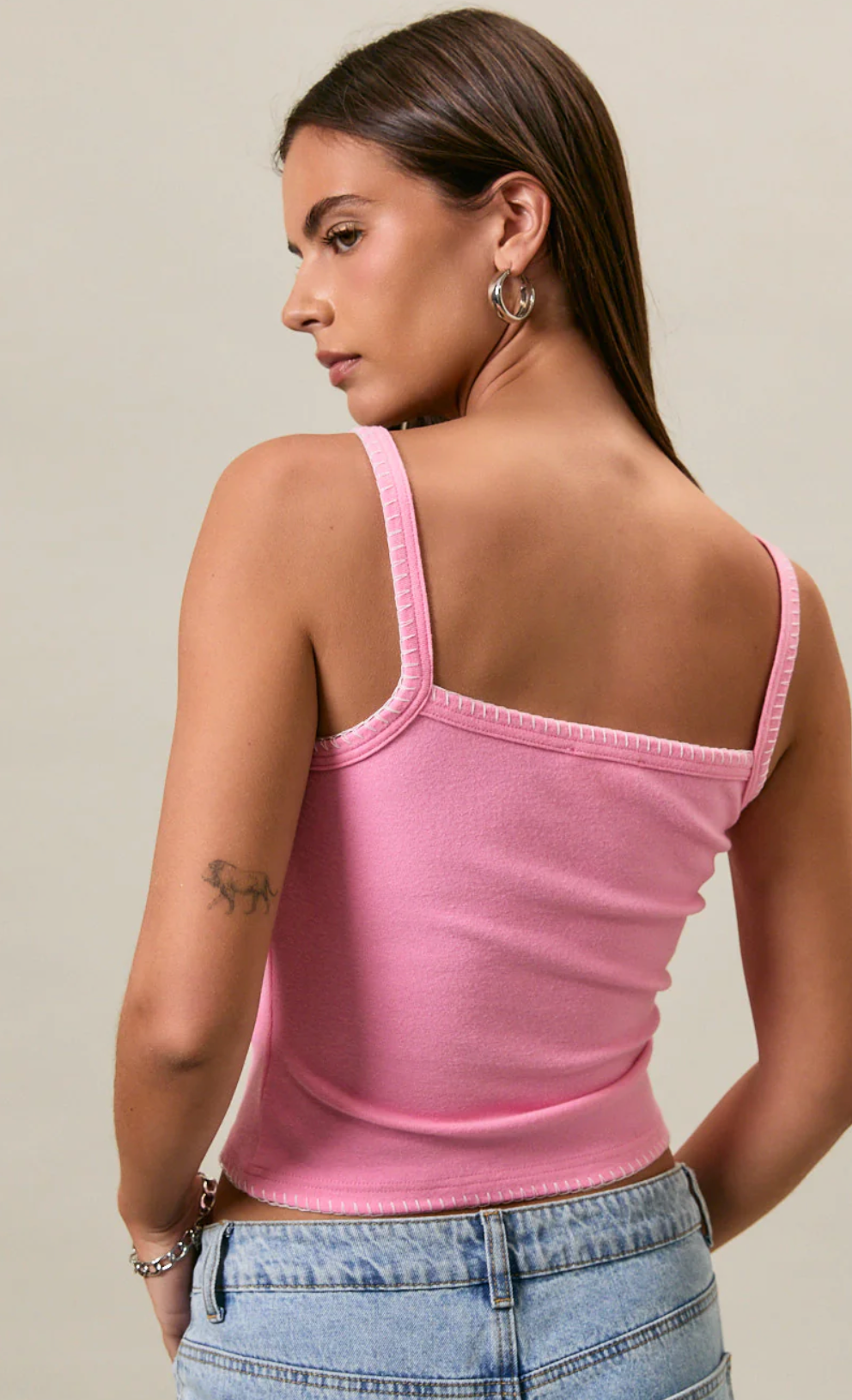 American Flag Tank Top - Pink
