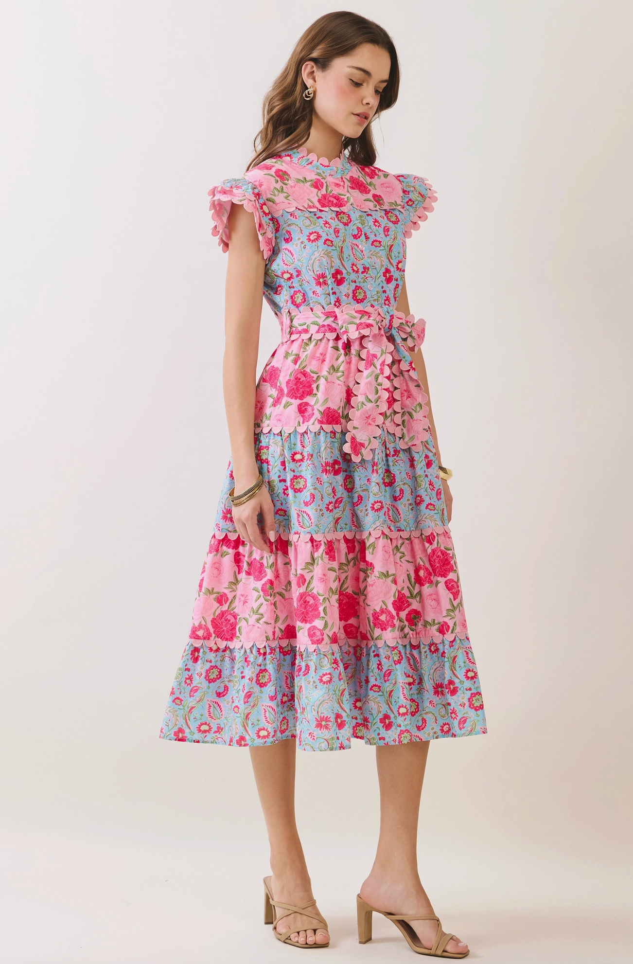 Blossom Bay Midi Dress (PRE-ORDER/AVAILABLE TO SHIP 7/8)