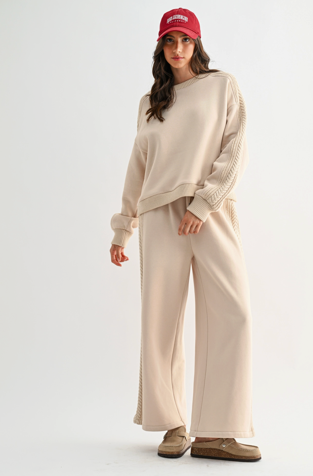 Betsey Beige Lounge Pullover (PRE-ORDER/AVAILABLE TO SHIP 7/22)