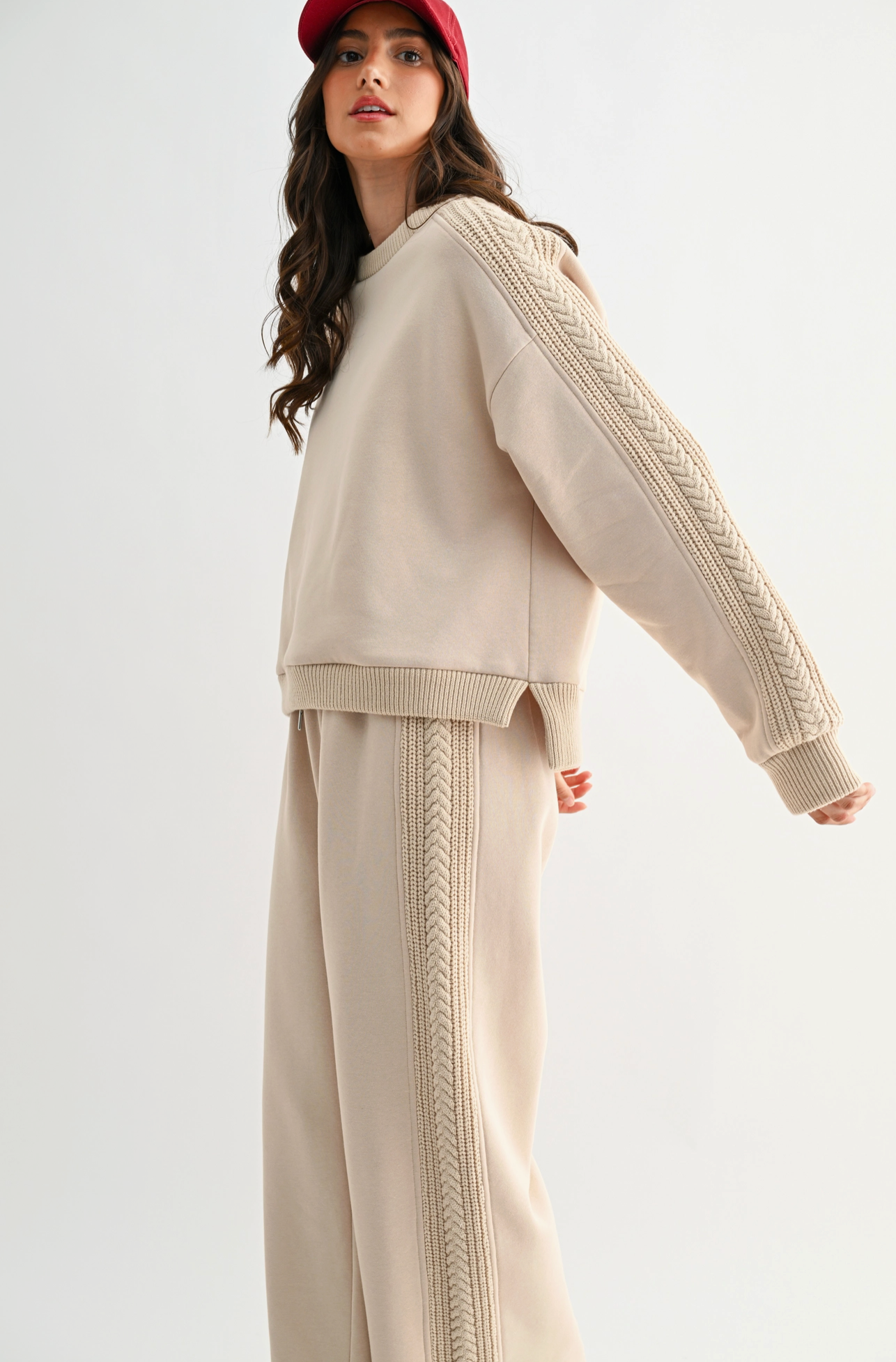 Betsey Beige Lounge Pullover (PRE-ORDER/AVAILABLE TO SHIP 7/22)