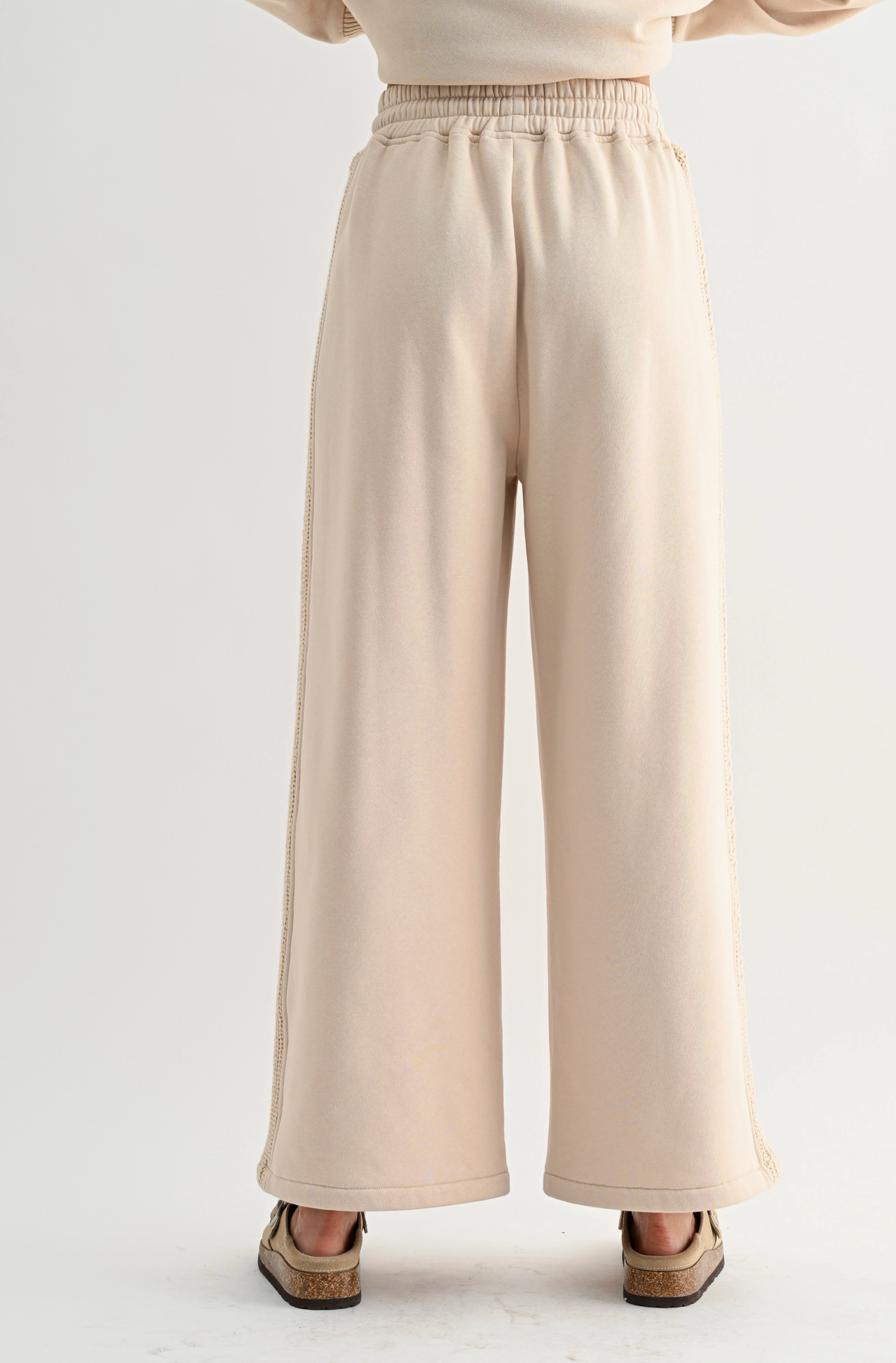 Betsey Beige Lounge Pants (PRE-ORDER/AVAILABLE TO SHIP 7/22)