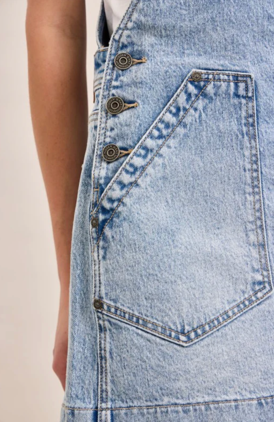 Weekender Denim Overall Dress