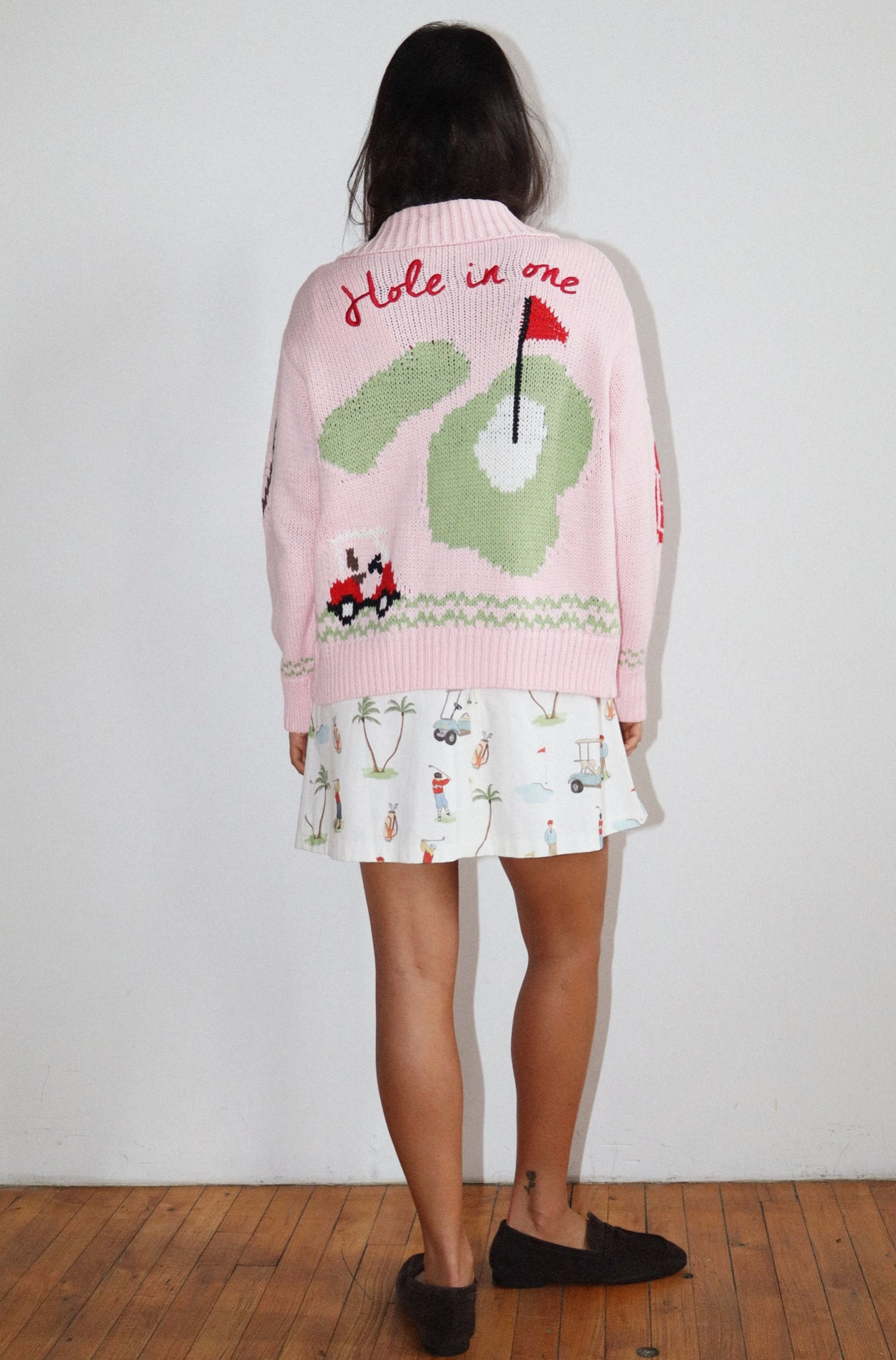 Hole In One Zip Sweater Jacket (AVAILABLE TO SHIP 9/18)