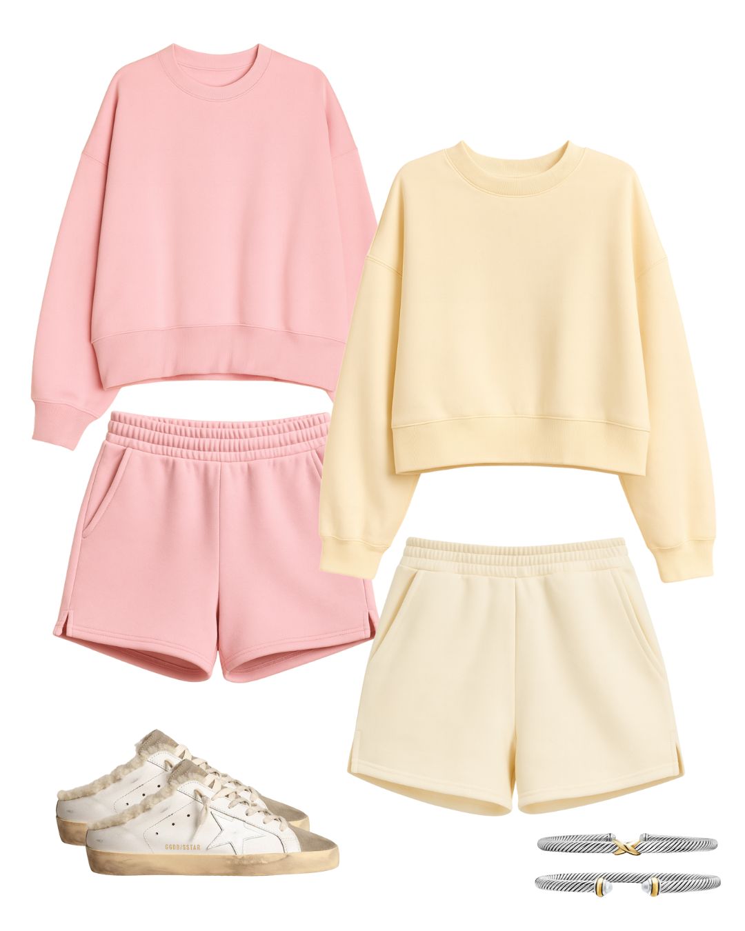 On The Go Sweatshirt - Baby Pink