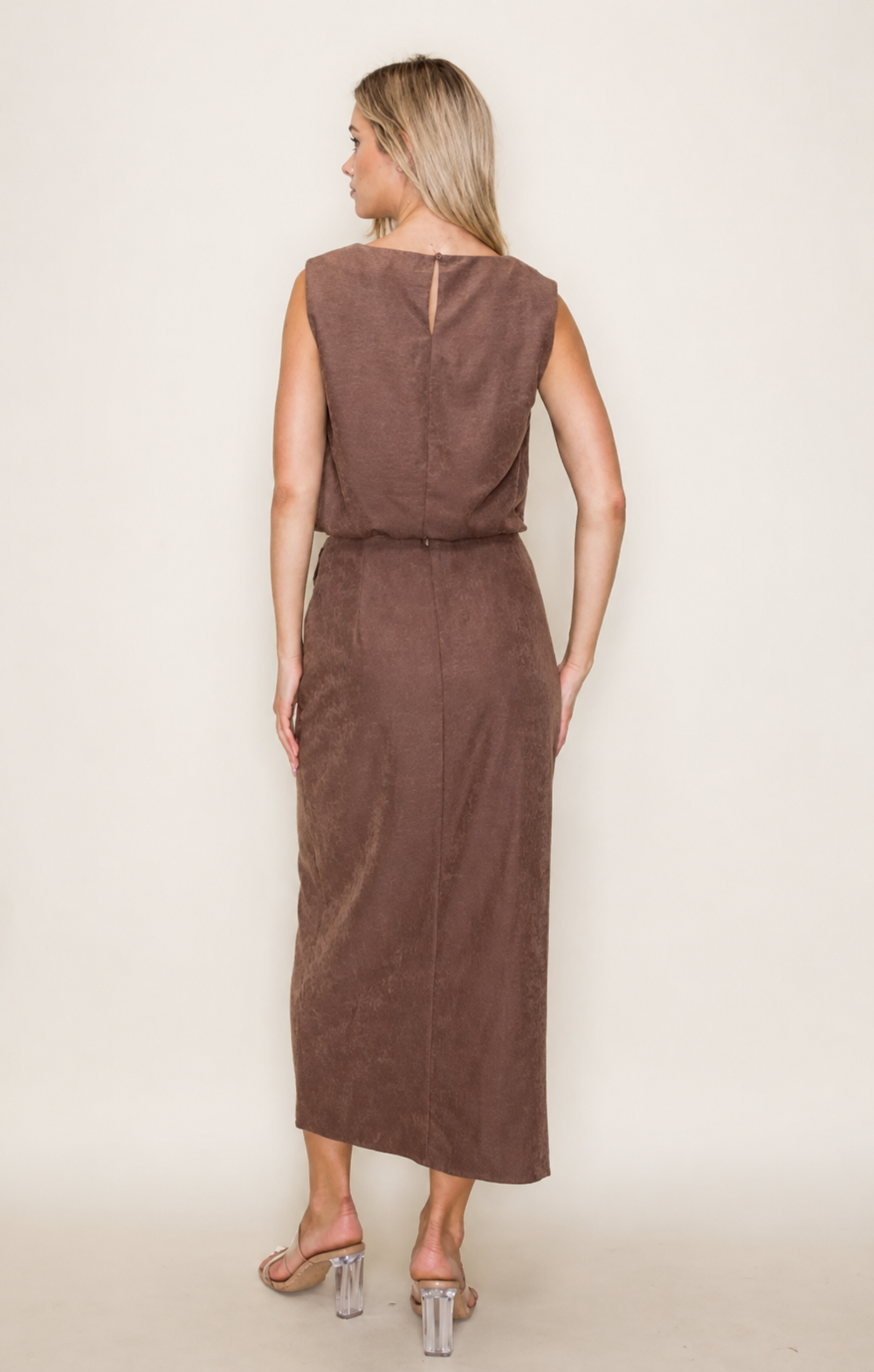 Bailey Brown Wrap Midi Skirt