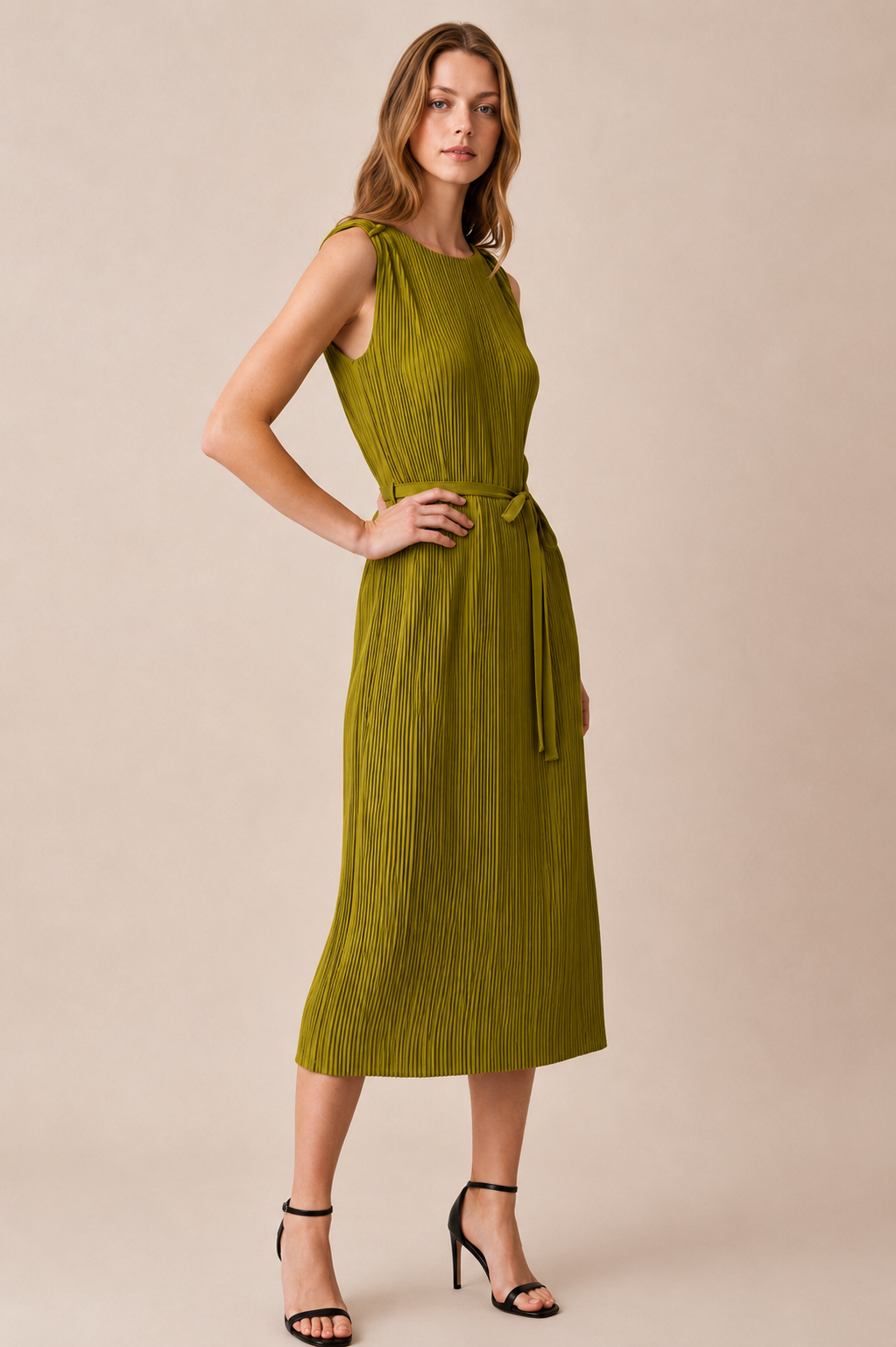 The Olive Grove Midi Dress (PRE-ORDER/AVAILABLE TO SHIP 8/13)