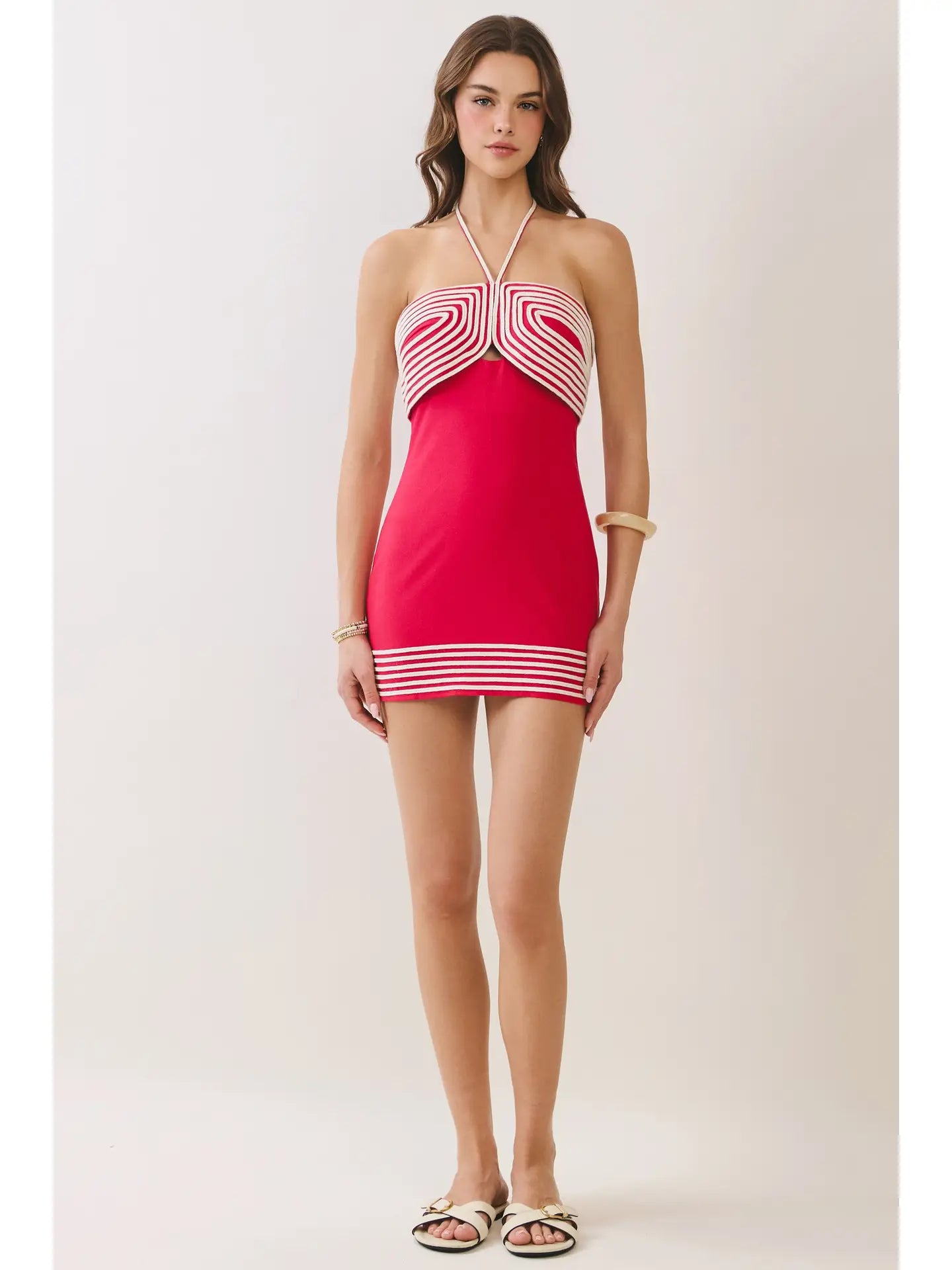 Victory Lane Mini Dress (PRE-ORDER/AVAILABLE TO SHIP 7/15)