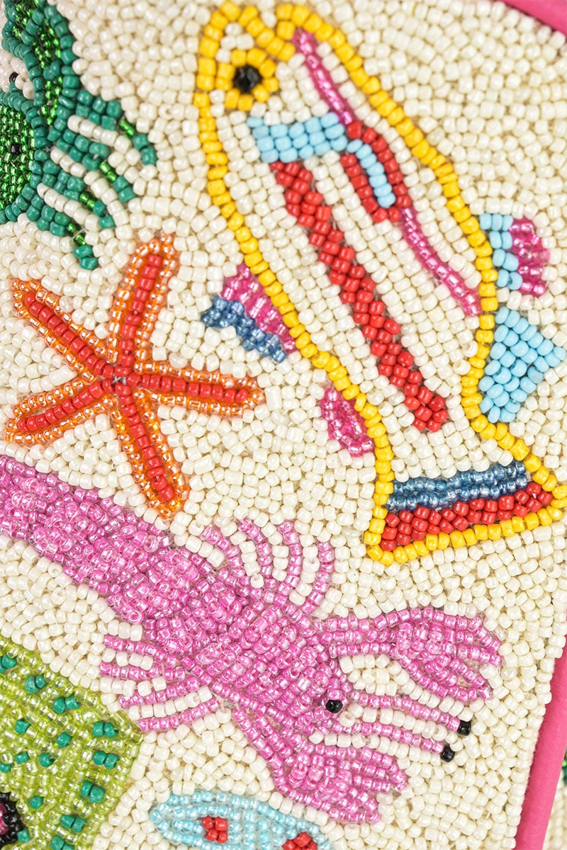 Underwater Tales Beaded Shoulder Bag