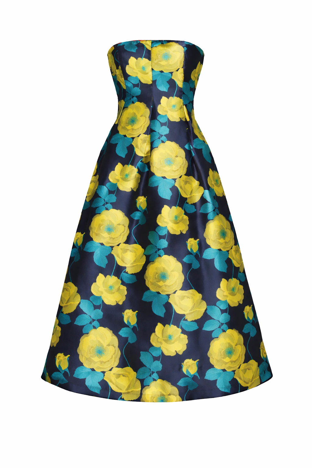 Midnight Bloom Midi Dress
