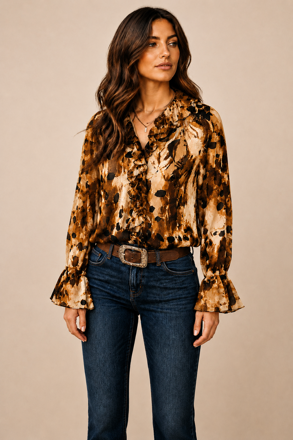 Everly Ruffled Blouse