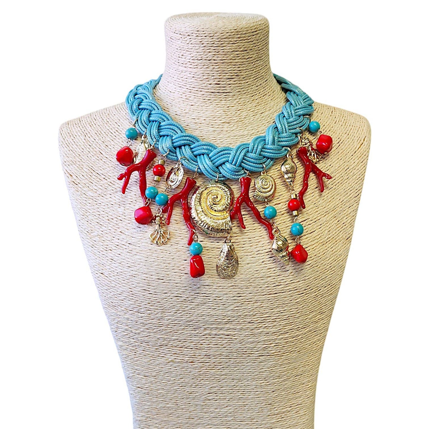 Coral Reef Statement Necklace