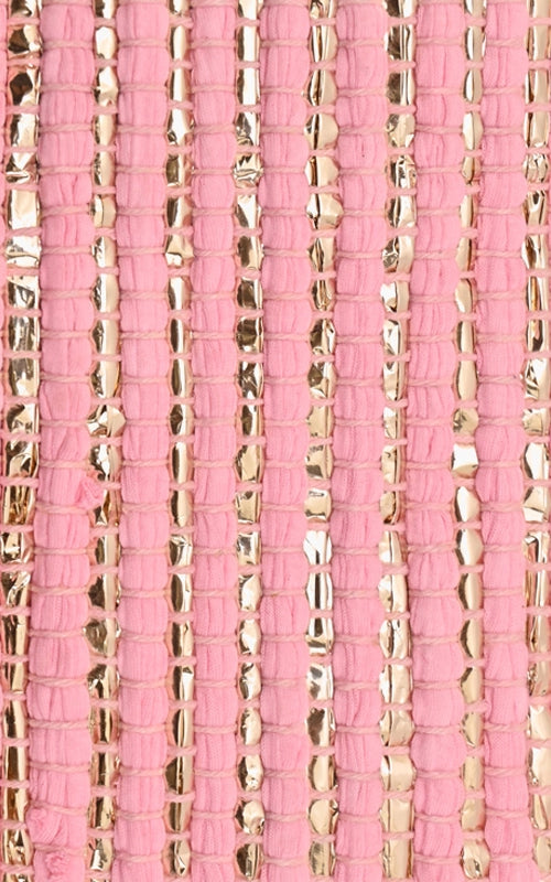 Pink Breeze Upcyled Hand Woven Pink Tote