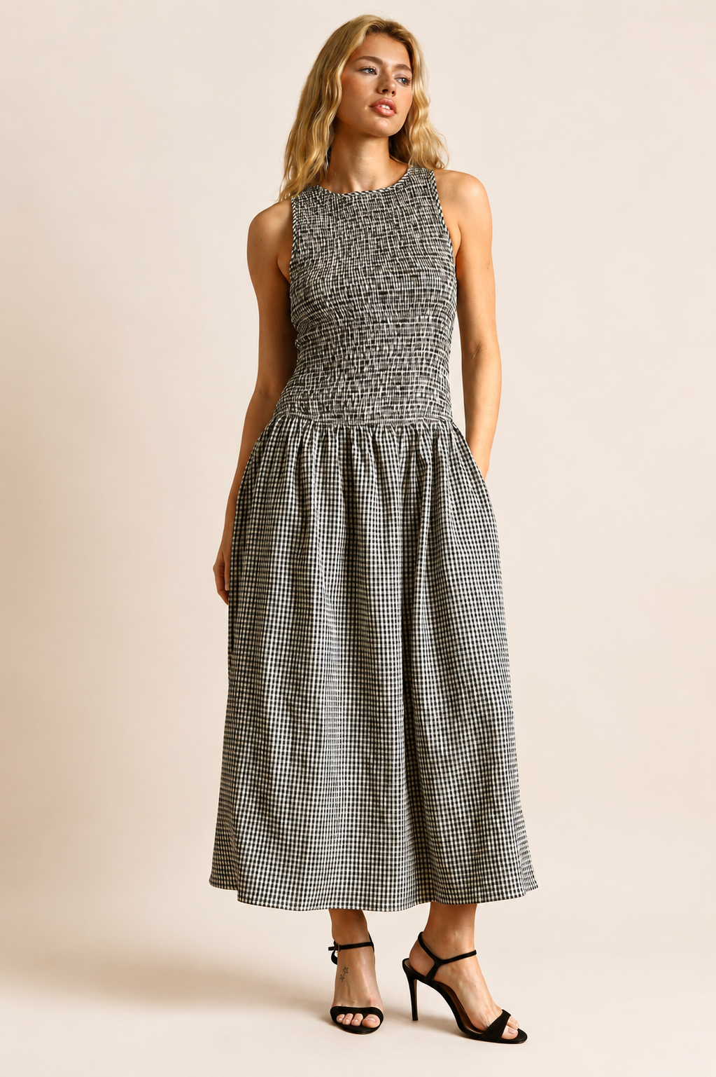 The Charolette Midi Dress (PRE-ORDER/AVAILABLE TO SHIP 8/13)