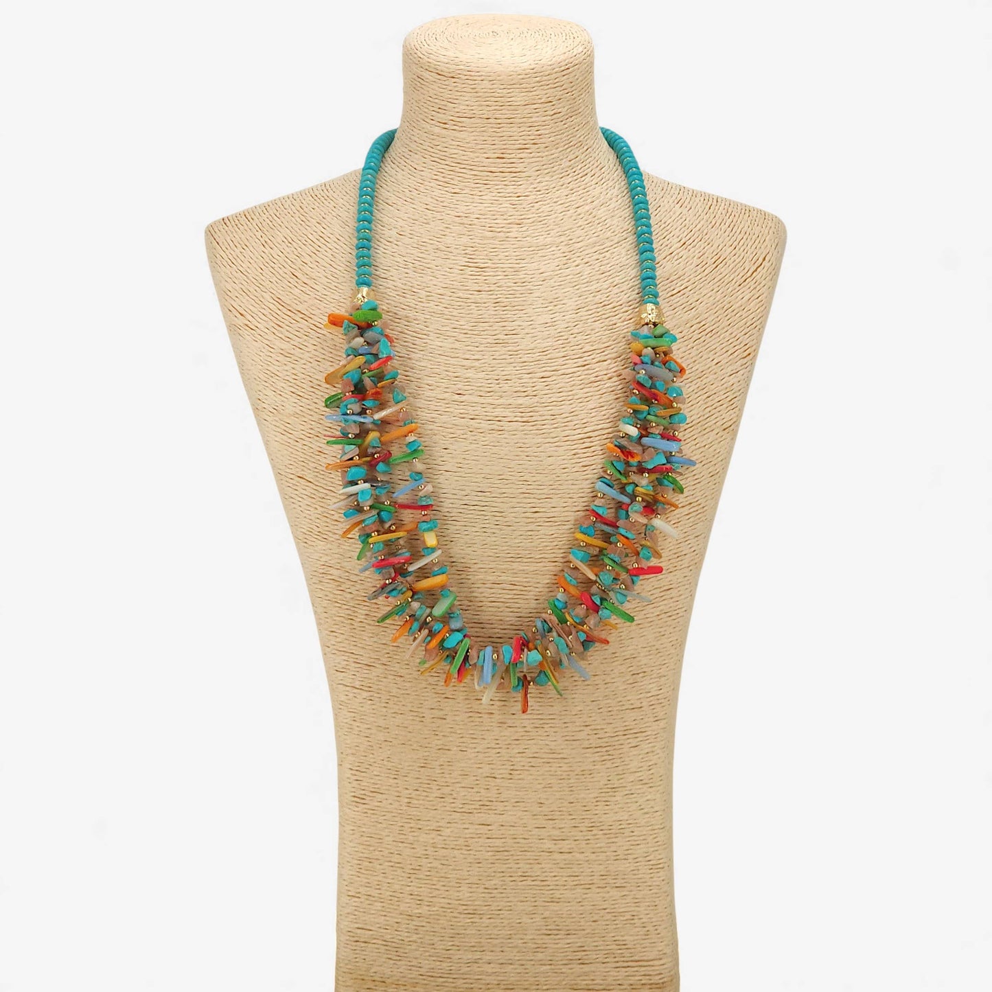 Rainbow Reef Statement Necklace